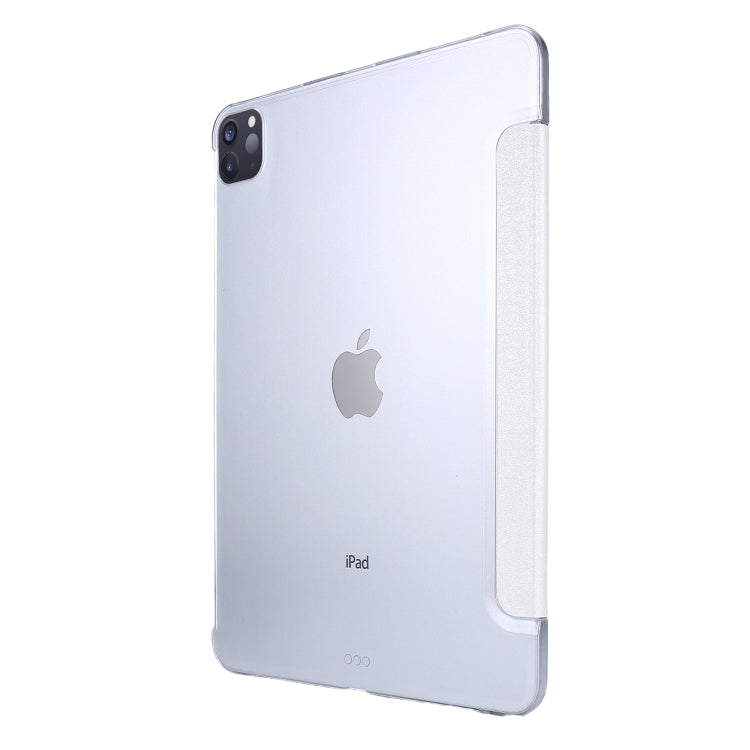 Silk Texture Horizontal Flip Magnetic PU Leather Case with Three-folding Holder & Sleep / Wake-up Function For iPad Air 2022 / 2020 10.9