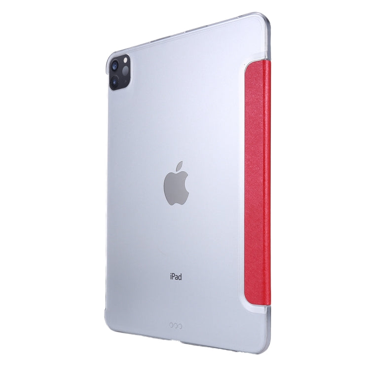Silk Texture Horizontal Flip Magnetic PU Leather Case with Three-folding Holder & Sleep / Wake-up Function For iPad Air 2022 / 2020 10.9