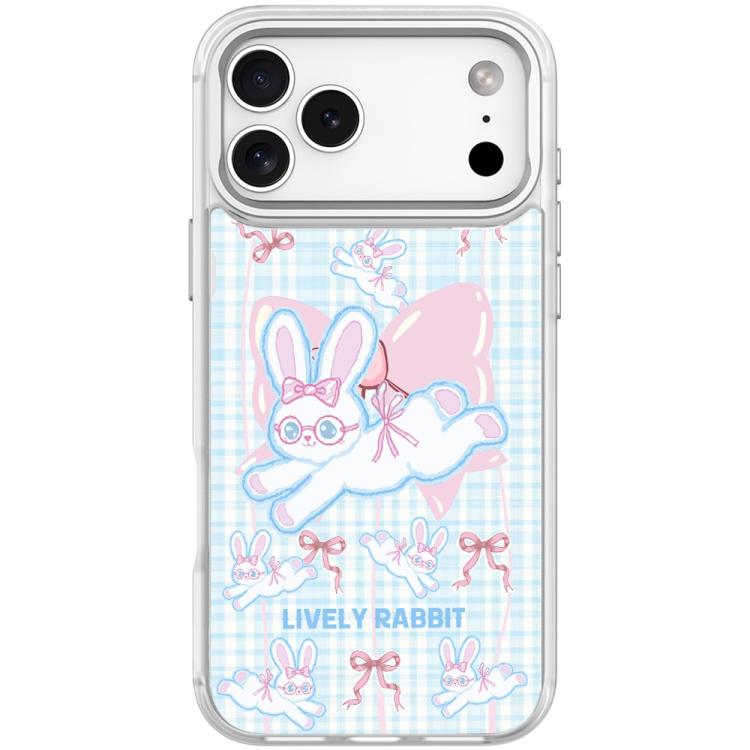 For iPhone 17 Pro Max Bow Rabbit Pattern Magnetic Phone Case