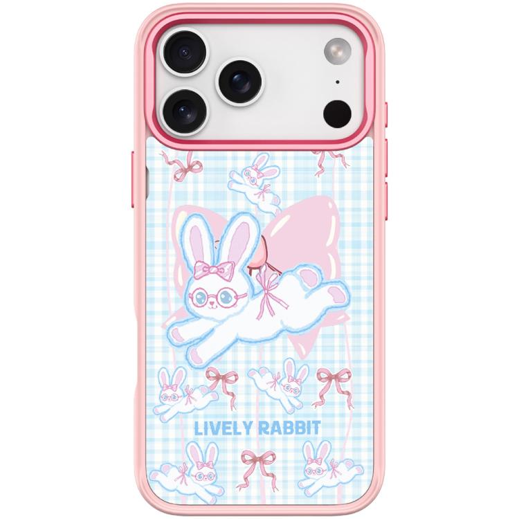 For iPhone 17 Pro Bow Rabbit Pattern Magnetic Phone Case