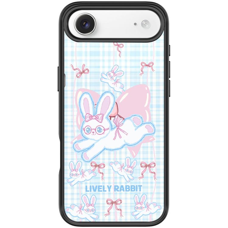 For iPhone Air Bow Rabbit Pattern Magnetic Phone Case