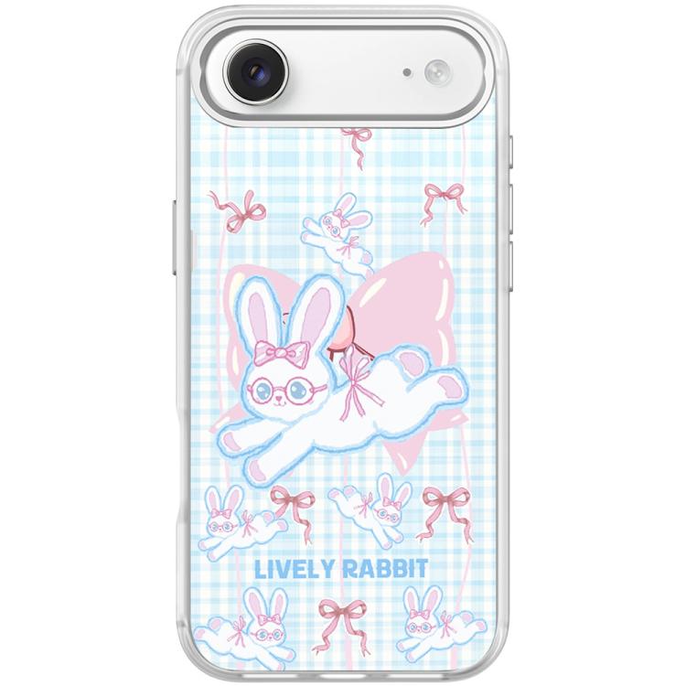 For iPhone Air Bow Rabbit Pattern Magnetic Phone Case