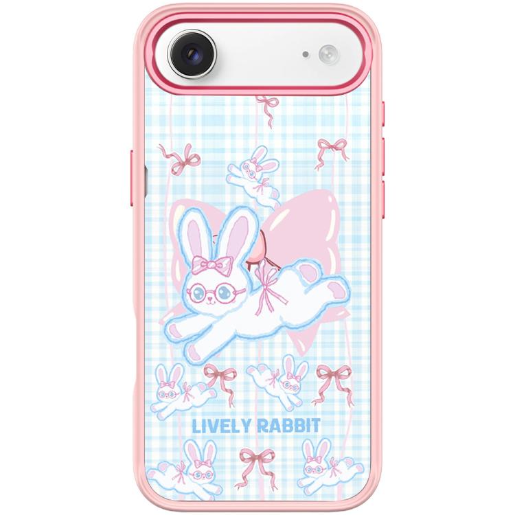 For iPhone Air Bow Rabbit Pattern Magnetic Phone Case