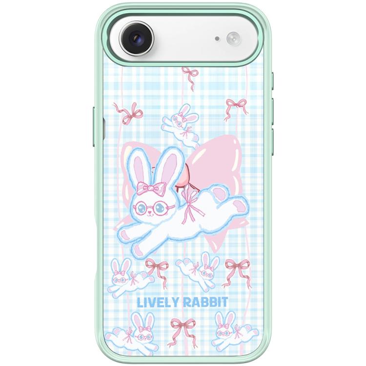 For iPhone Air Bow Rabbit Pattern Magnetic Phone Case
