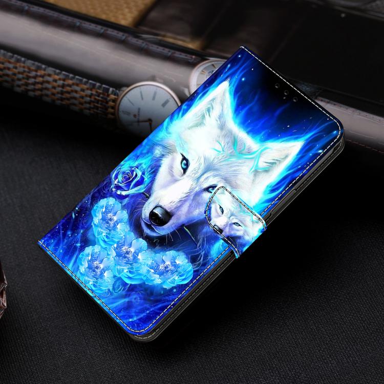For Redmi 14C 4G Crystal-Like Painted Vegan Leather Phone Case