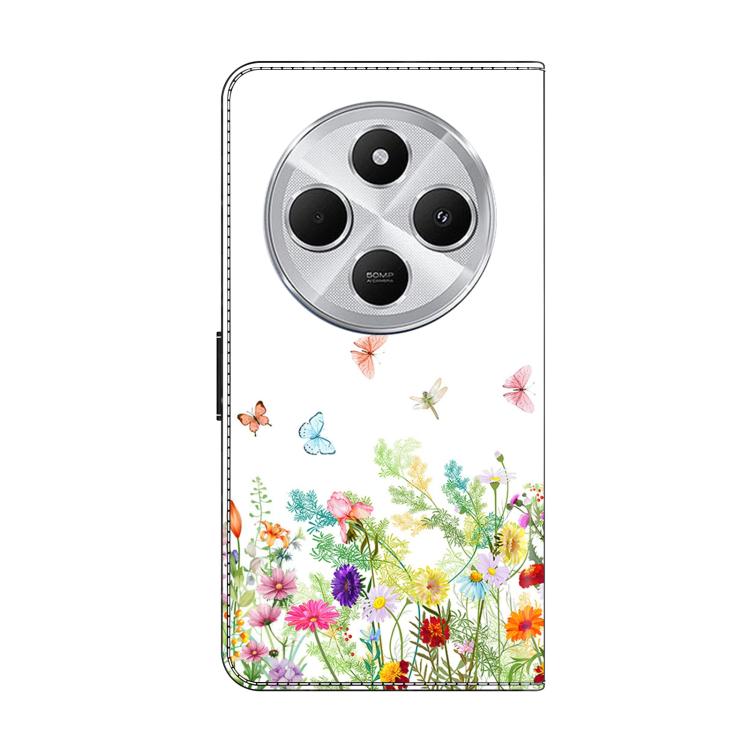 For Redmi 14C 4G Crystal-Like Painted Vegan Leather Phone Case