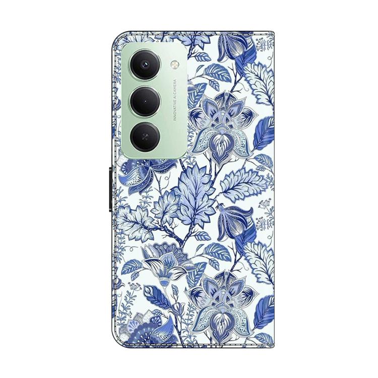 For Redmi 15 5G Global / 4G SEA 169.5mm Crystal-Like Painted Vegan Leather Phone Case