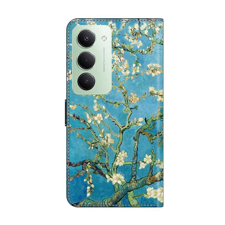 For Redmi 15 5G Global / 4G SEA 169.5mm Crystal-Like Painted Vegan Leather Phone Case
