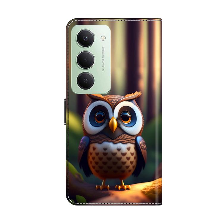 For Redmi 15 5G Global / 4G SEA 169.5mm Crystal-Like Painted Vegan Leather Phone Case