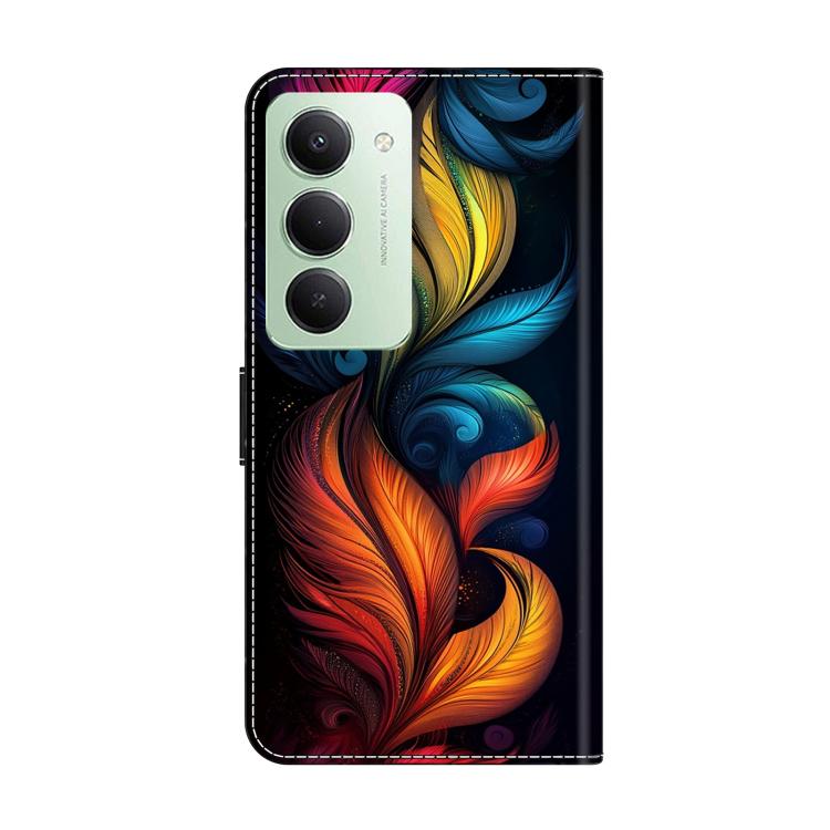 For Redmi 15 5G / 4G EU 171mm Crystal-Like Painted Vegan Leather Phone Case