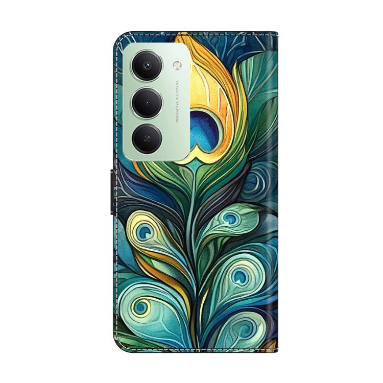 For Redmi 15 5G / 4G EU 171mm Crystal-Like Painted Vegan Leather Phone Case
