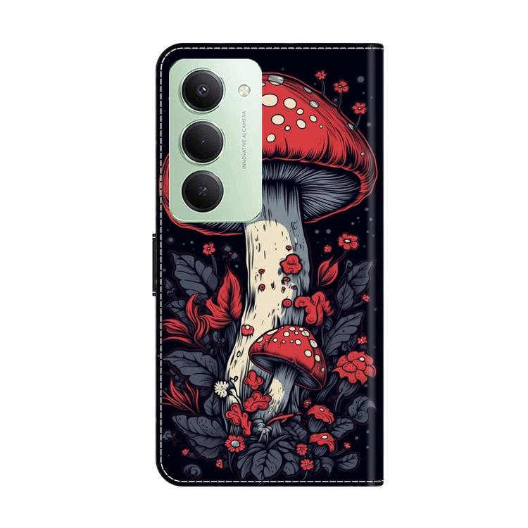 For Redmi 15 5G / 4G EU 171mm Crystal-Like Painted Vegan Leather Phone Case