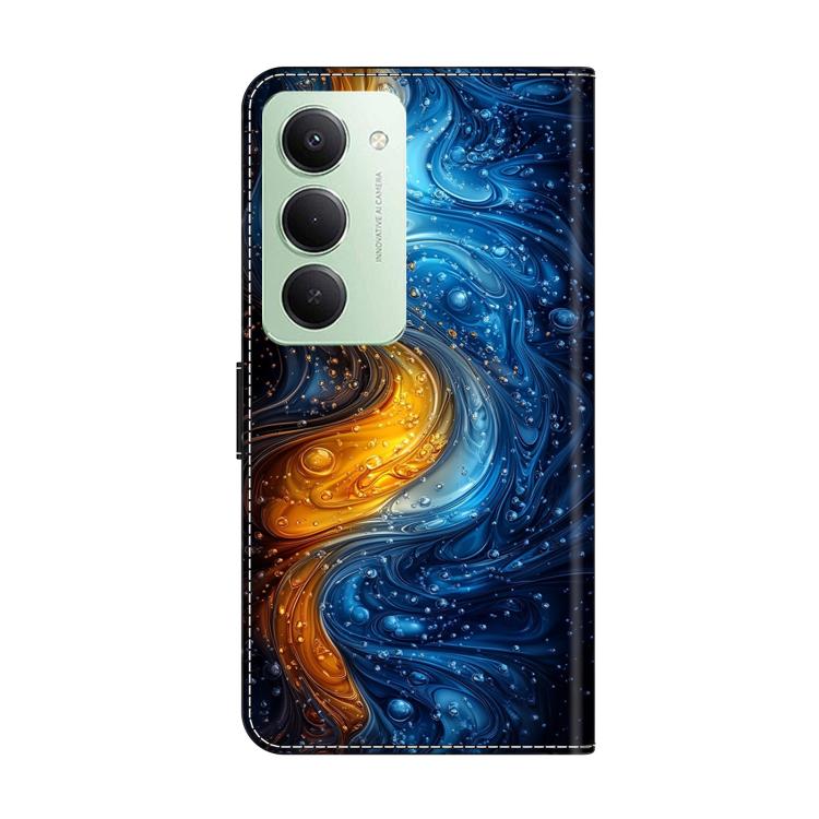 For Redmi 15 5G / 4G EU 171mm Crystal-Like Painted Vegan Leather Phone Case