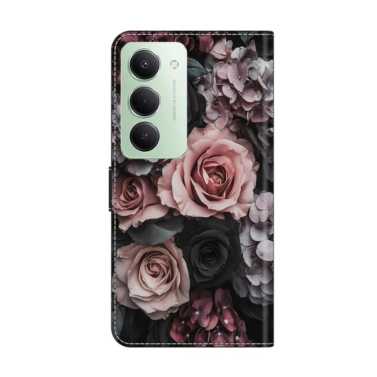 For Redmi 15 5G / 4G EU 171mm Crystal-Like Painted Vegan Leather Phone Case