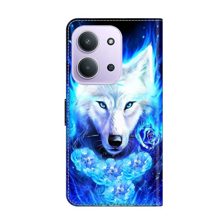 For Redmi 15C 5G / 4G EU 173mm / Poco C85 5G Crystal-Like Painted Vegan Leather Phone Case