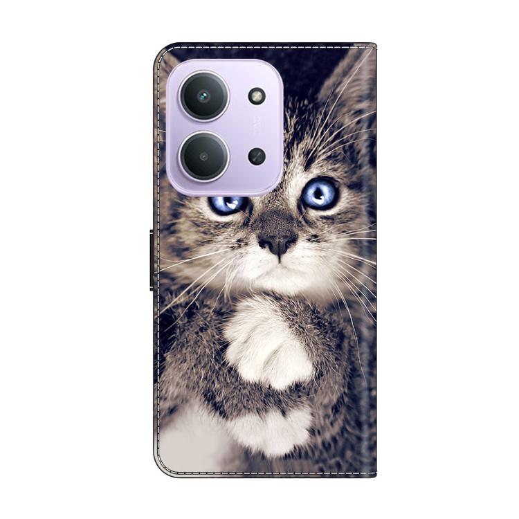 For Redmi 15C 5G / 4G EU 173mm / Poco C85 5G Crystal-Like Painted Vegan Leather Phone Case