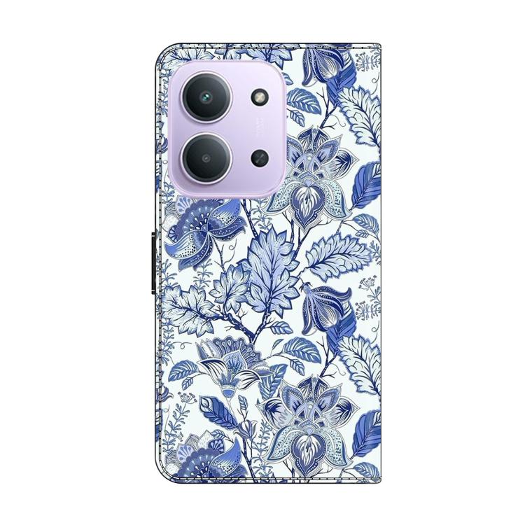 For Redmi 15C 5G / 4G EU 173mm / Poco C85 5G Crystal-Like Painted Vegan Leather Phone Case