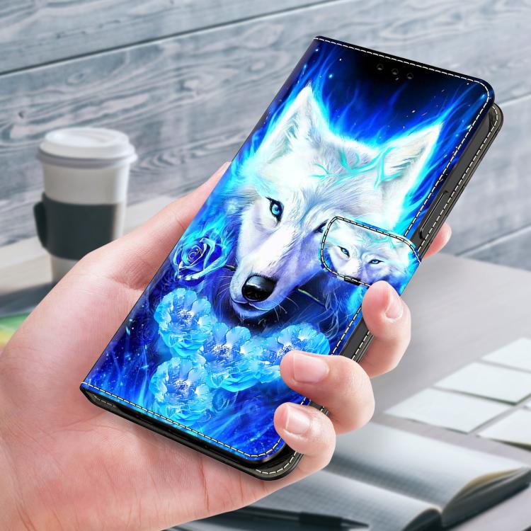For Redmi K70E / Poco X6 Pro Crystal-Like Painted Vegan Leather Phone Case