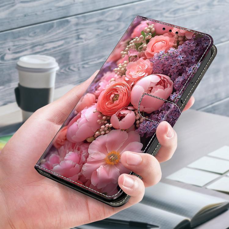 For Redmi K70E / Poco X6 Pro Crystal-Like Painted Vegan Leather Phone Case