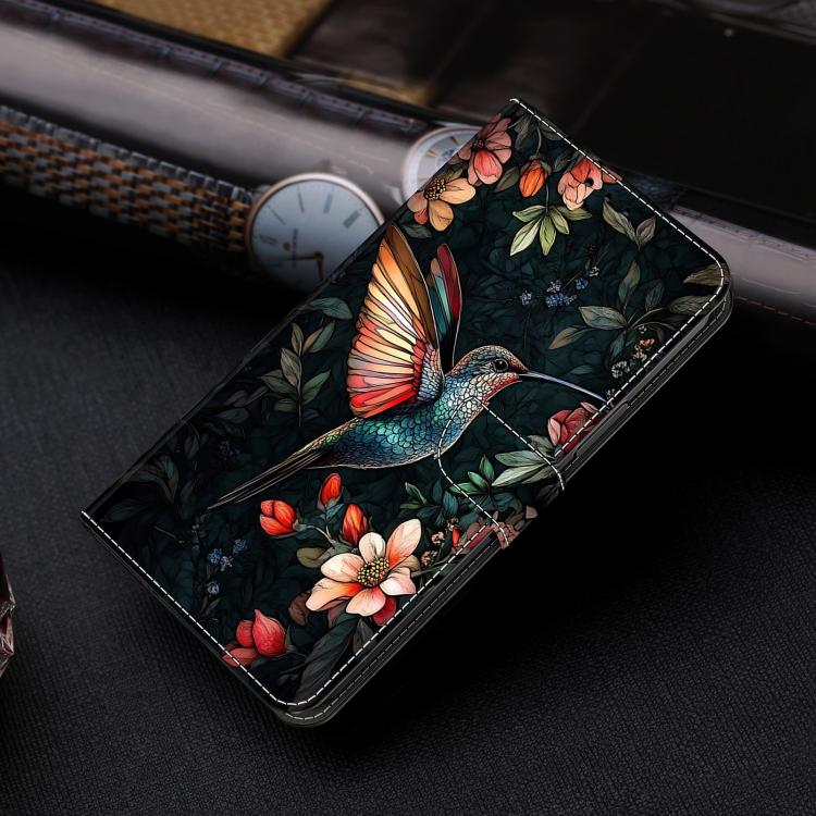 For Redmi Note 14 5G Crystal-Like Painted Vegan Leather Phone Case