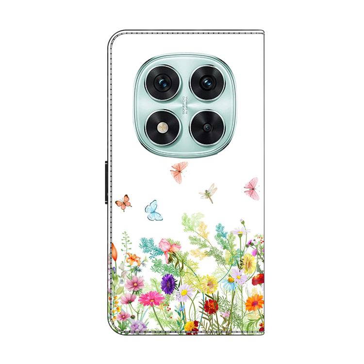 For Redmi Note 14 Pro 5G Crystal-Like Painted Vegan Leather Phone Case