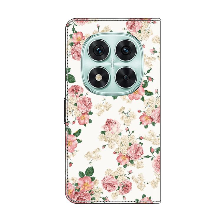 For Redmi Note 14 Pro 5G Crystal-Like Painted Vegan Leather Phone Case