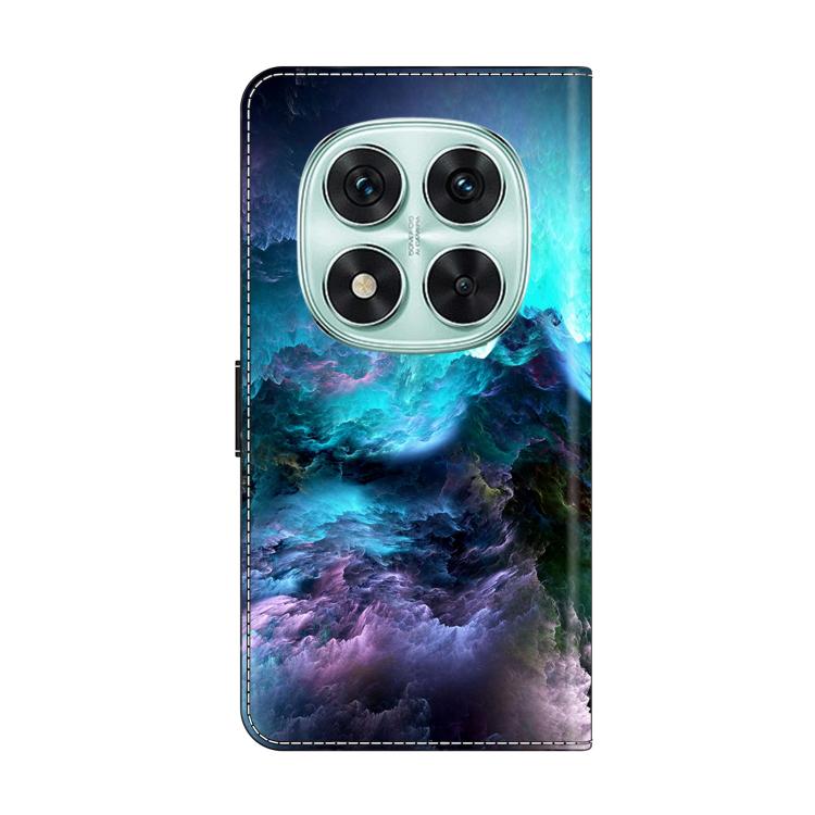 For Redmi Note 14 Pro 5G Crystal-Like Painted Vegan Leather Phone Case