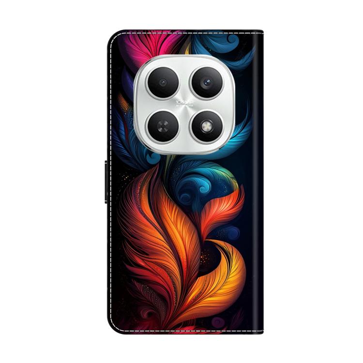 For Redmi Note 15 5G / 4G Global 164mm / Poco M8 5G Crystal-Like Painted Vegan Leather Phone Case
