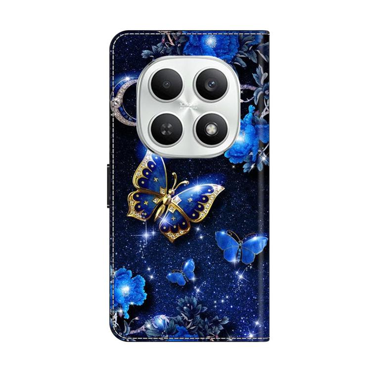For Redmi Note 15 5G / 4G Global 164mm / Poco M8 5G Crystal-Like Painted Vegan Leather Phone Case