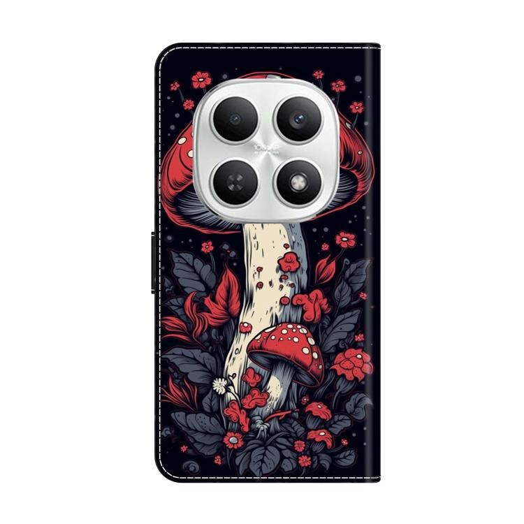 For Redmi Note 15 5G / 4G Global 164mm / Poco M8 5G Crystal-Like Painted Vegan Leather Phone Case