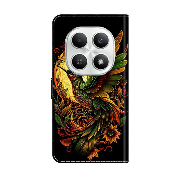 For Redmi Note 15 5G / 4G Global 164mm / Poco M8 5G Crystal-Like Painted Vegan Leather Phone Case