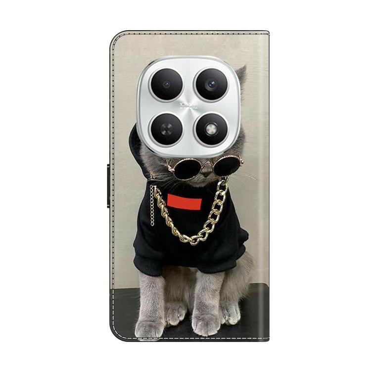 For Redmi Note 15 5G / 4G Global 164mm / Poco M8 5G Crystal-Like Painted Vegan Leather Phone Case