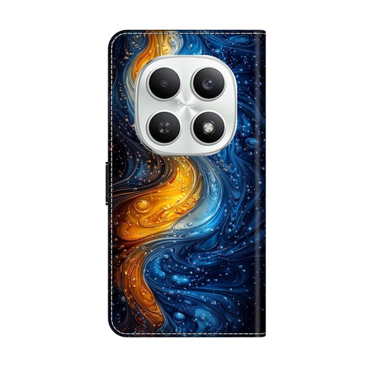 For Redmi Note 15 5G / 4G Global 164mm / Poco M8 5G Crystal-Like Painted Vegan Leather Phone Case