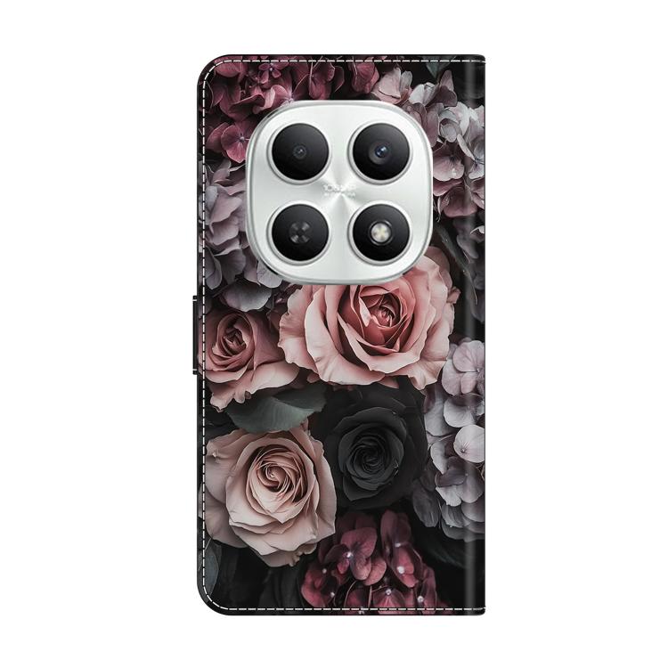 For Redmi Note 15 5G / 4G Global 164mm / Poco M8 5G Crystal-Like Painted Vegan Leather Phone Case