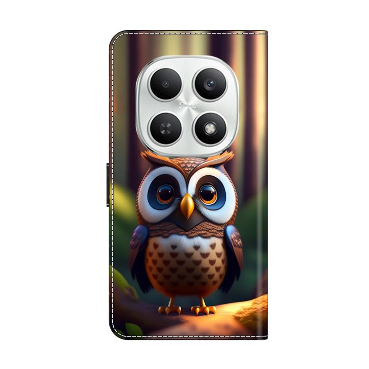 For Redmi Note 15 5G / 4G Global 164mm / Poco M8 5G Crystal-Like Painted Vegan Leather Phone Case
