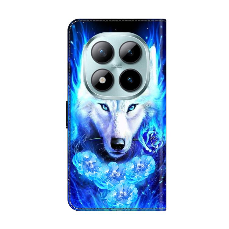 For Redmi Note 15 Pro 5G Global 163.6mm Crystal-Like Painted Vegan Leather Phone Case