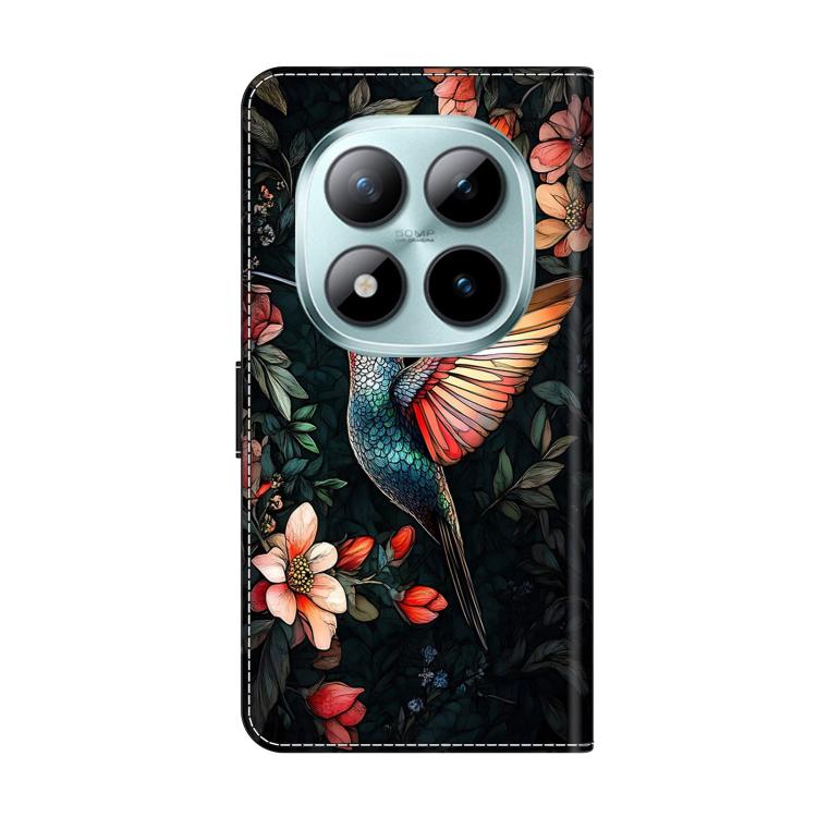 For Redmi Note 15 Pro 5G Global 163.6mm Crystal-Like Painted Vegan Leather Phone Case