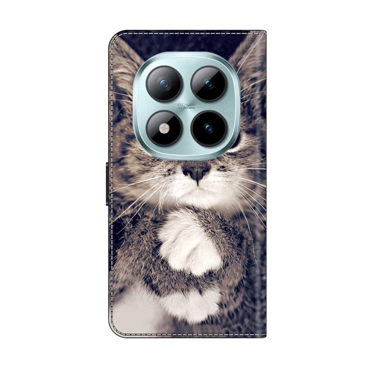 For Redmi Note 15 Pro 5G Global 163.6mm Crystal-Like Painted Vegan Leather Phone Case
