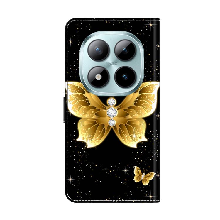 For Redmi Note 15 Pro 5G Global 163.6mm Crystal-Like Painted Vegan Leather Phone Case