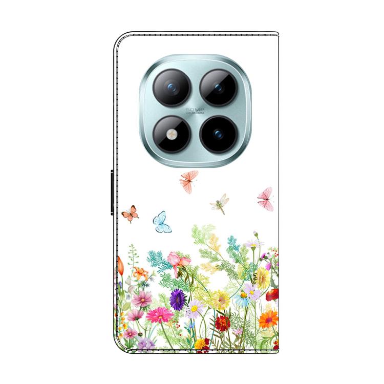 For Redmi Note 15 Pro 5G Global 163.6mm Crystal-Like Painted Vegan Leather Phone Case