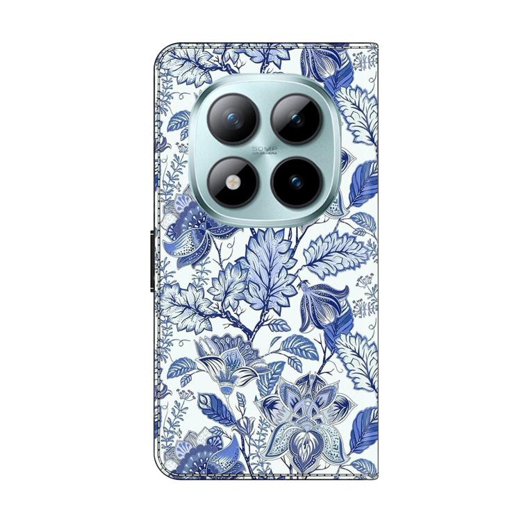 For Redmi Note 15 Pro 5G Global 163.6mm Crystal-Like Painted Vegan Leather Phone Case