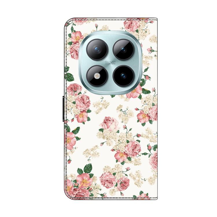 For Redmi Note 15 Pro 5G Global 163.6mm Crystal-Like Painted Vegan Leather Phone Case