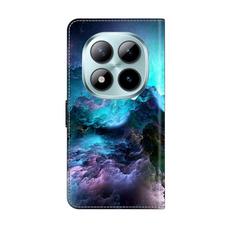 For Redmi Note 15 Pro 5G Global 163.6mm Crystal-Like Painted Vegan Leather Phone Case