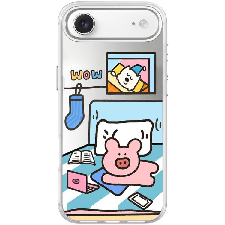 For iPhone Air Adorable Little Pig Pattern Magnetic Phone Case