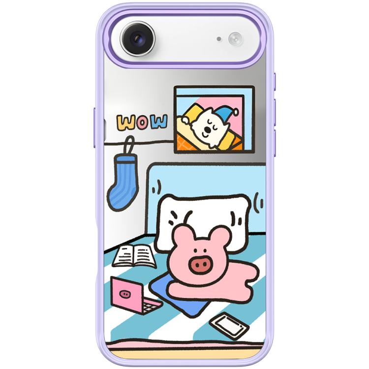 For iPhone Air Adorable Little Pig Pattern Magnetic Phone Case
