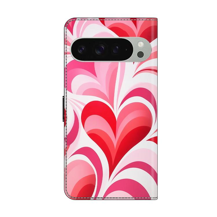 For Google Pixel 9 / 9 Pro Crystal-Like Painted Vegan Leather Phone Case