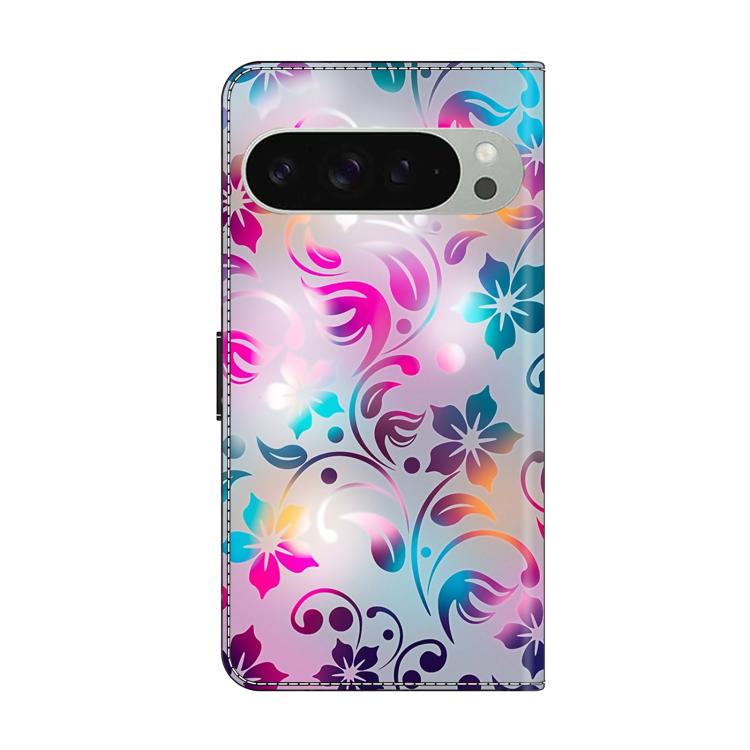 For Google Pixel 9 / 9 Pro Crystal-Like Painted Vegan Leather Phone Case