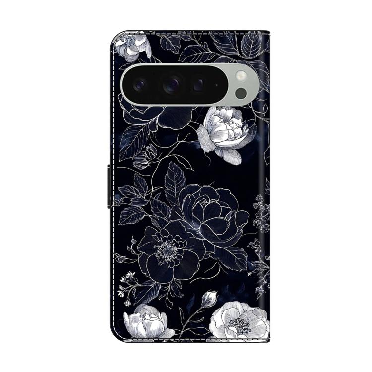 For Google Pixel 9 / 9 Pro Crystal-Like Painted Vegan Leather Phone Case