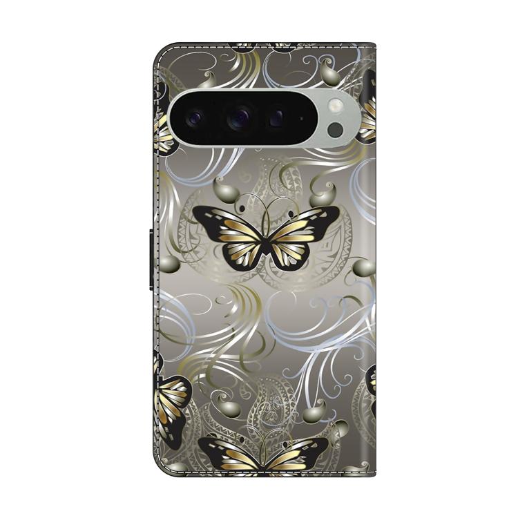 For Google Pixel 9 / 9 Pro Crystal-Like Painted Vegan Leather Phone Case