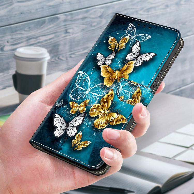 For Google Pixel 9 / 9 Pro Crystal-Like Painted Vegan Leather Phone Case